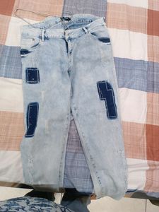 Blue denim Jeans.