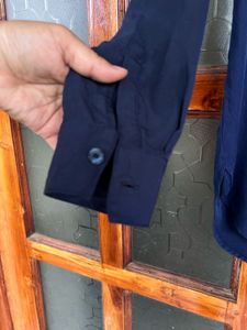 Two Tone color Button Down Shirt
