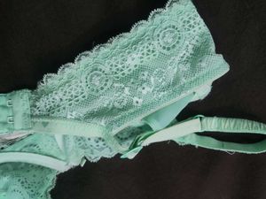 Mint Green Lace Bra 🖤