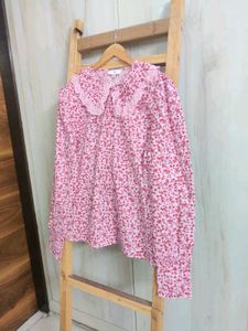 Floral Print Cotton Blouse size-42