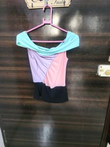 Off Shoulder Pastel Top 🌸