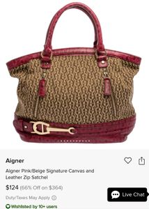 Authentic Aigner Bag