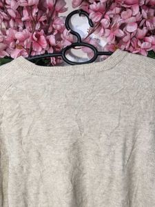 Light Brown Thin Woolen Top