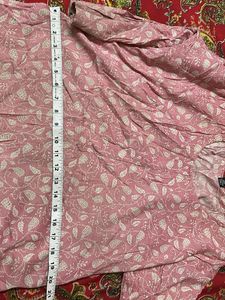 Pink Floral Kurta