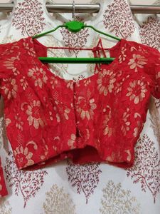 Red Floral Blouse❤️