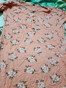 Peach Color Kurta