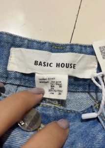 Distressed Denim Mom Shorts