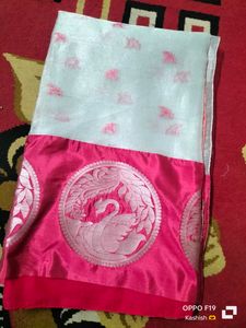 Partywear Grey Saree