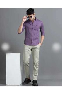 Solid Slim fit Shirt for mens