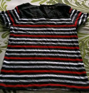 Striped Short Sleeve Tee