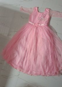 baby pink colour dress