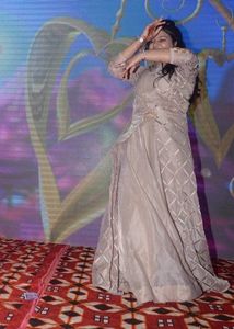Ethnic Heavy Gown With Cane