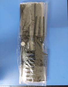 SET OF 8 HAIRCOMBS WITH PLASTIC POUCH