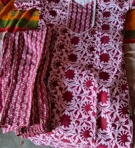Daily Wear Women Cotton Blend Kurty Set
