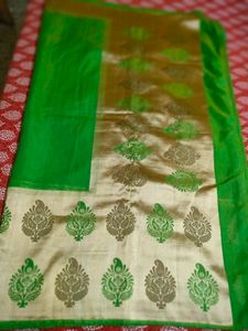 Green Tissue Saree