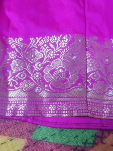 Banarasi silk blouse less used