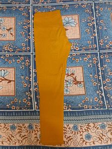 Mustard High-Waisted Pants