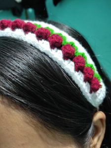 Tulip Crochet Hairband