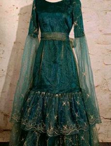 at low price 💗 -[teal gown ✨]