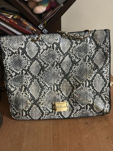 Bebe- Black And White Tote Bag