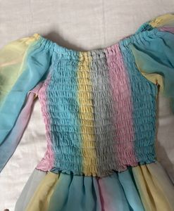 RAINBOW COLOUR JUMPSUIT