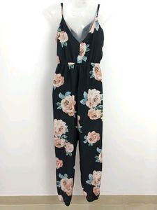 Forever 21 Floral Blogger Style Jumpsuit