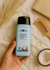 Plum Coconut Milk & Peptide Shampoo (2.54 fl oz)