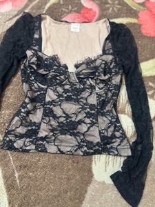 Black Lace Bodysuit