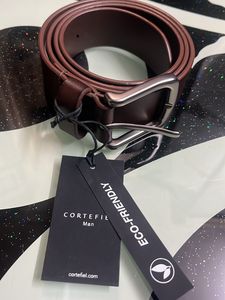 Pure Brown Leather Belt From Spain (MARP 40 Euros)
