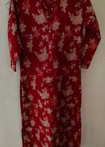 MAROON COLOUR KURTI 👗