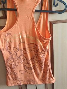 TBack Orange Ed Hardy Print