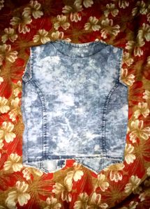 Denim Look Vest