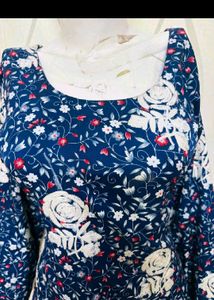 Printed Chikankari Kurta Set