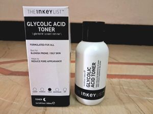 Glycolic Acid Toner The INKEY List Reduce pore