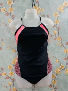 Black N Pink Swimsuit