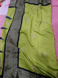 Elegant Green Saree