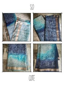 3Brand New bandhani cotton silk saree Set