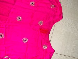Pink Embroidered Salwar Kameez