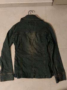Longline Denim Shirt Jacket