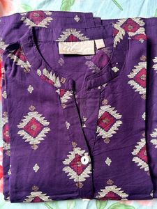 Westside Purple Printed Top