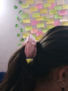 Aesthetic Pink Scrunchie