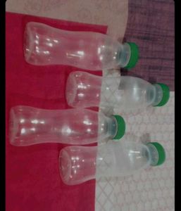 Beverage Plastic Bottles - Set of 4