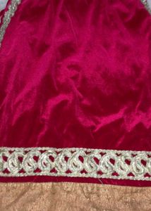 Suit Skirt Velvet And Net