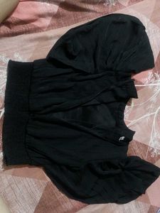 Black Crop Top