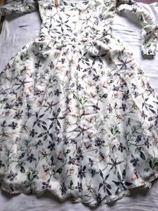 Floral Print Fit & Flare Dress