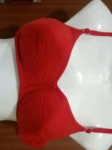 Cherry Red Padded Bra