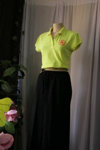 Yellow Converse Polo Top