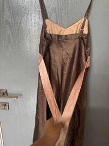 Vintage Brown &amp; Pink Dress