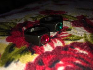 Diamond Ring In Black Colour Combo