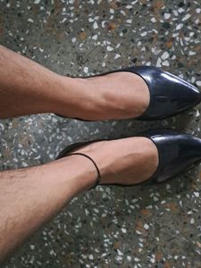 black sandal